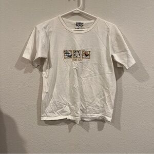 Guava Beach size medium embroidered Kauai boxy Tshirt